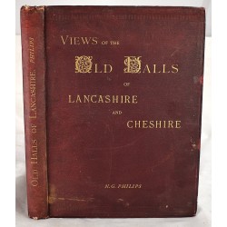 Views of the Old Halls of Lancashire and Cheshire - Twenty-Eight Fine Copper-Plate Engravings